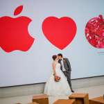 zdjęcia ślubne w sklepie Apple