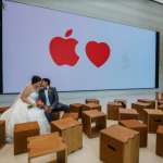 foto di matrimonio dell'apple store 2
