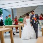 foto di matrimonio dell'apple store 6