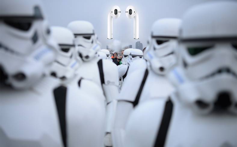 AirPods EarPods ispirati a Star Wars