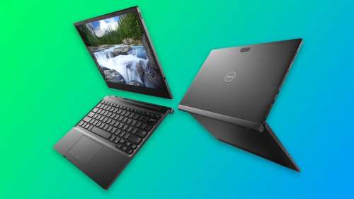 Kabelloses Laden des Dell Latitude 7285 Laptops