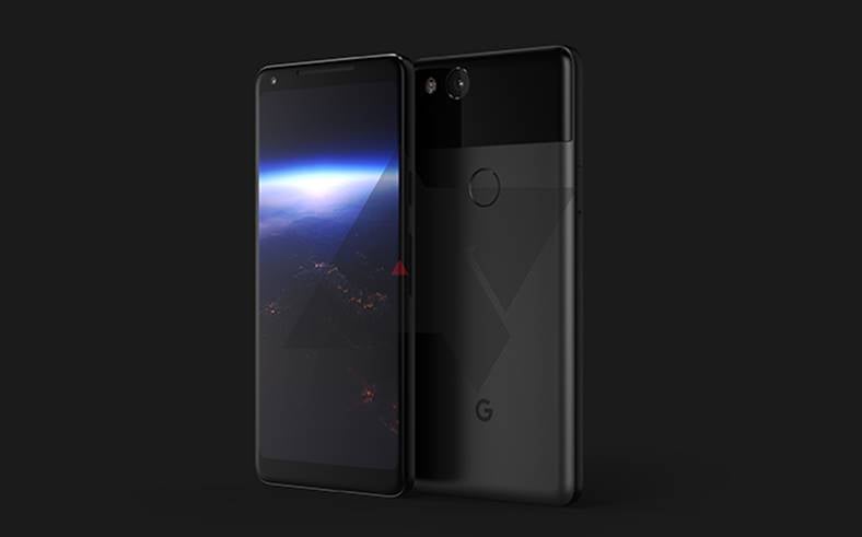 Ontwerpspecificaties van Google Pixel 2 XL