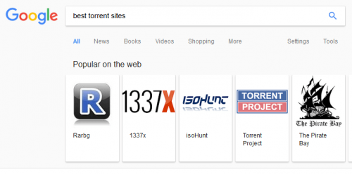 Google fait la promotion des torrents