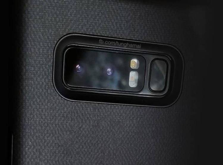 Image réelle de l'appareil photo du Samsung Galaxy Note 8