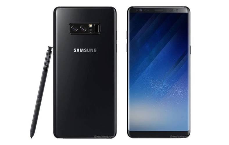 Prawdziwy egzemplarz Samsunga Galaxy Note 8 na pierwszym zdjęciu