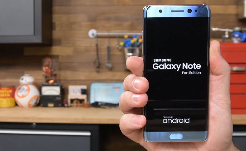 Sicherer Akku des Samsung Galaxy Note FE
