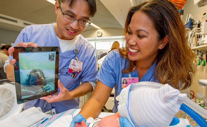 tabletas de manzana ipad-pacientes de hospital