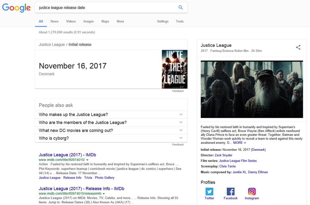 google sök stor förändring