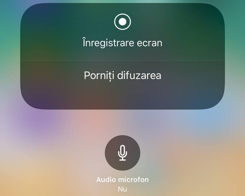 Pantalla de transmisión de video de iOS 11