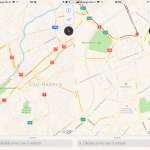 Ruch w iOS 11 Apple Maps 1