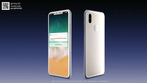 iPhone 8 white concept 1