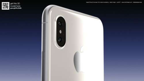 iPhone 8 concetto bianco 2