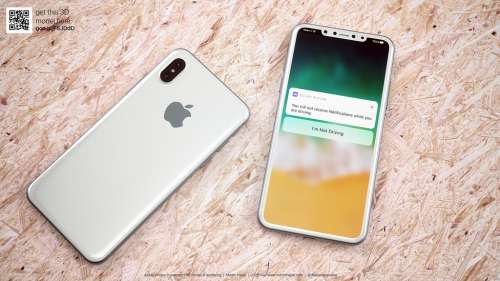 iPhone 8 concepto blanco 7