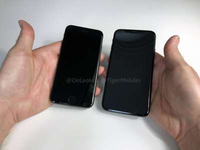 iPhone 8 sammenlignet med iPhone 7 8