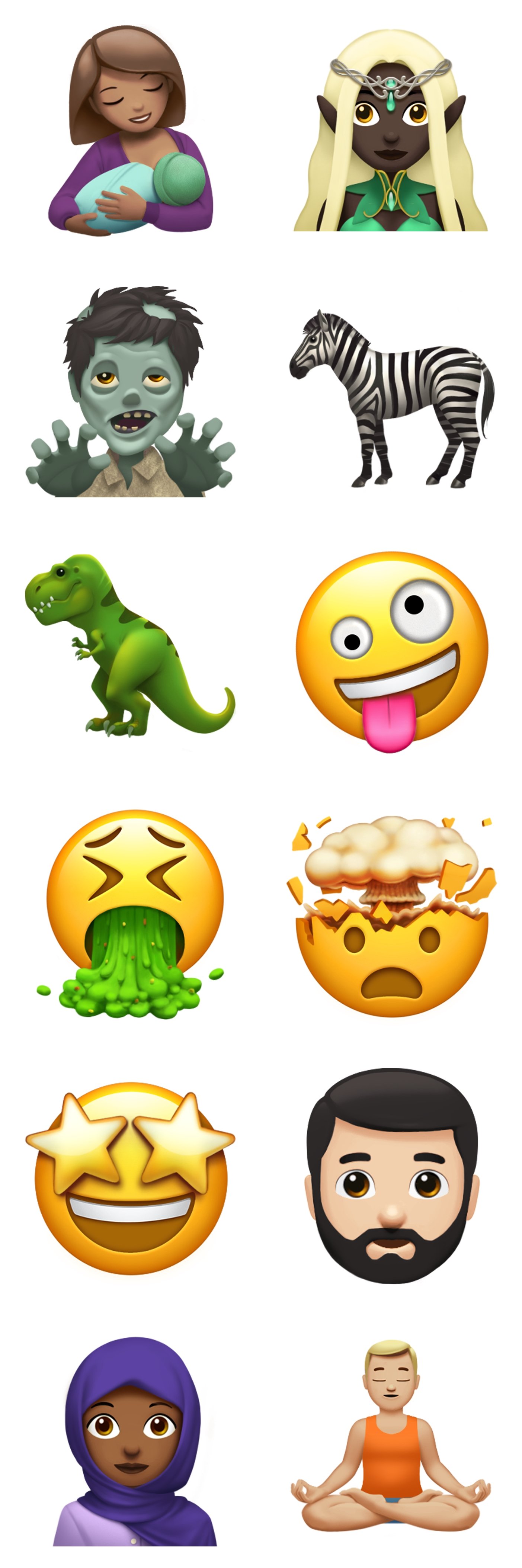 ios 11 emoji iPhone iPad