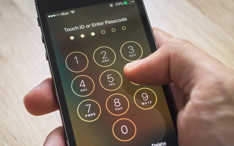 Sicherer Zugangscode für das iPhone