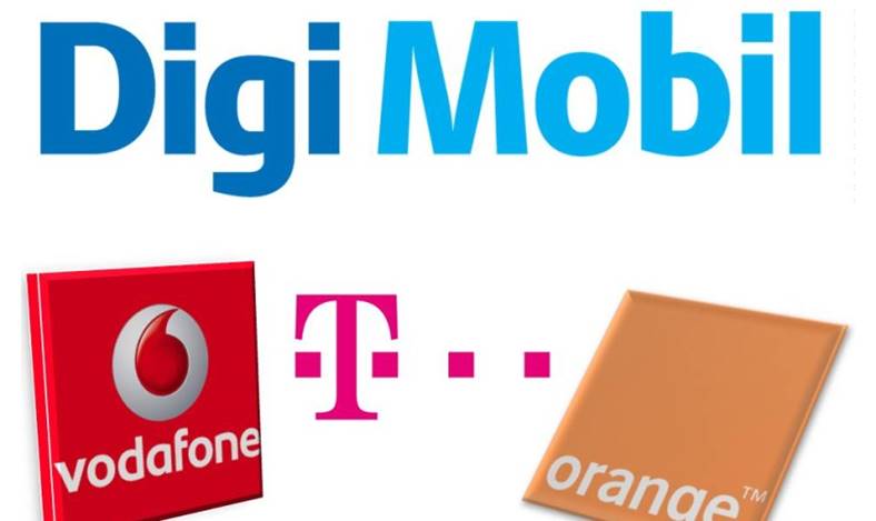 Orange Vodafone Digi Mobile Telecom mobile Internetgeschwindigkeiten
