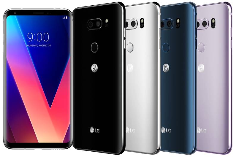 LG V30 Tekniset tiedot Suunnittelu