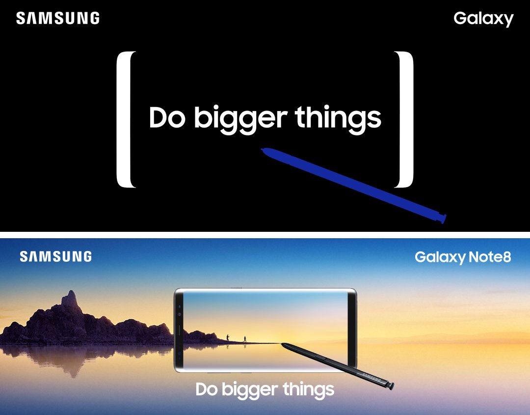 Samsung Galaxy Note 8 à quoi ressemble l'image