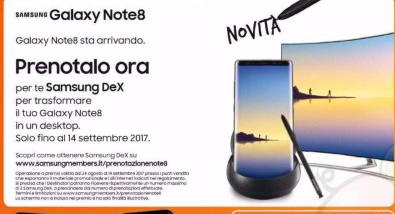 Samsung Galaxy Note 8 lansare data