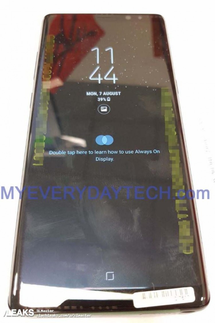 Unità reale Samsung Galaxy Note 8 1