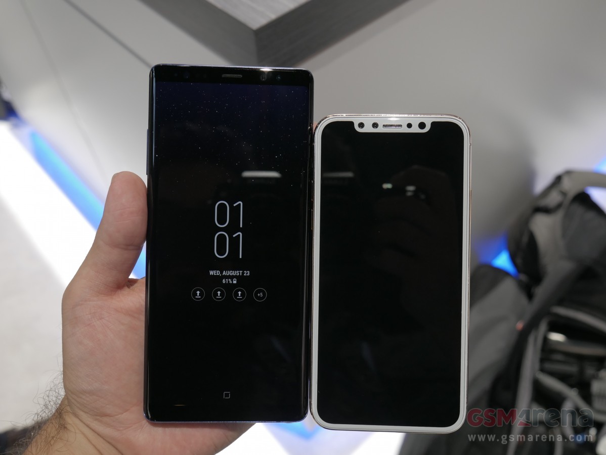 Samsung Galaxy note 8 comparatie iPhone 8 1