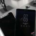 Comparación del Samsung Galaxy Note 8 y del iPhone 8
