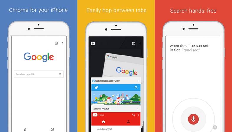 google chrome uusi päivitys iphonelle ja ipadille