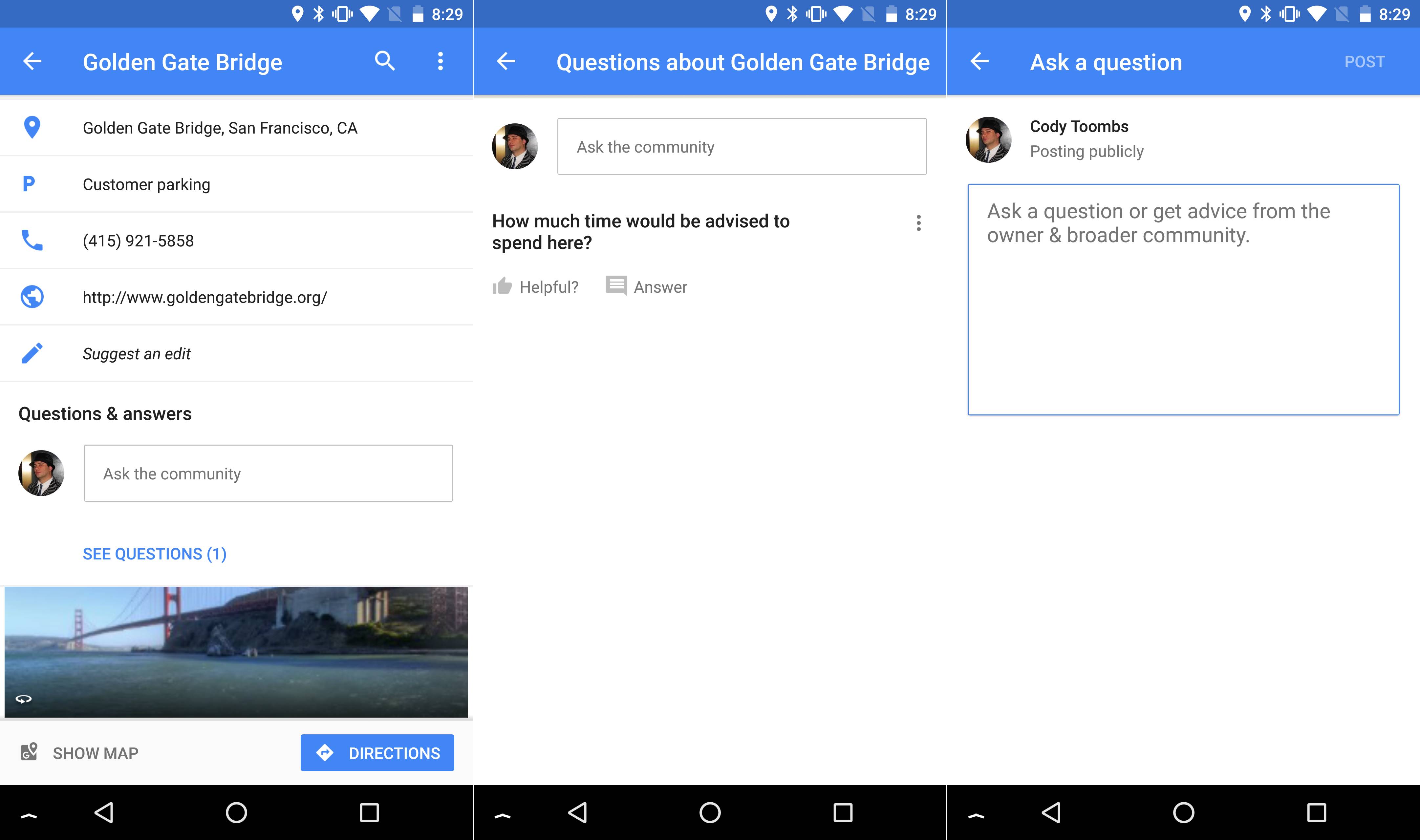 google maps new functions questions answers