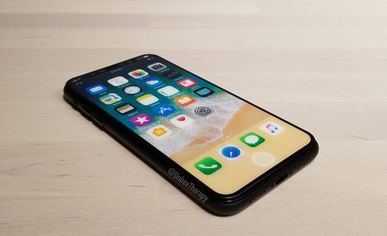 Koncepcja przycisku Home iPhone'a 8