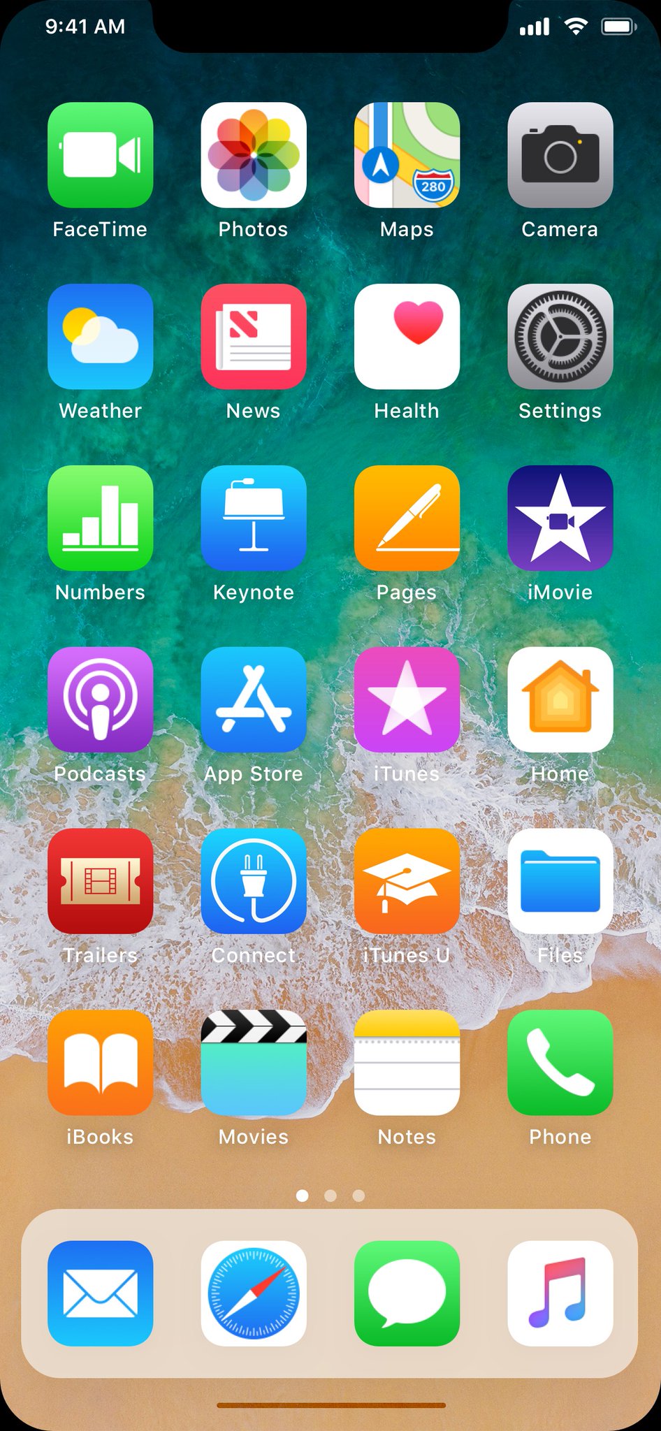 iPhone 8-Funktionsleisten-Dock