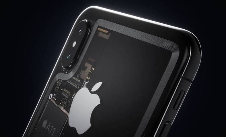 iPhone 8 näytön komponenttien kuvat feat