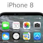 iPhone 8 surprinzator spatiu ecran aplicatii