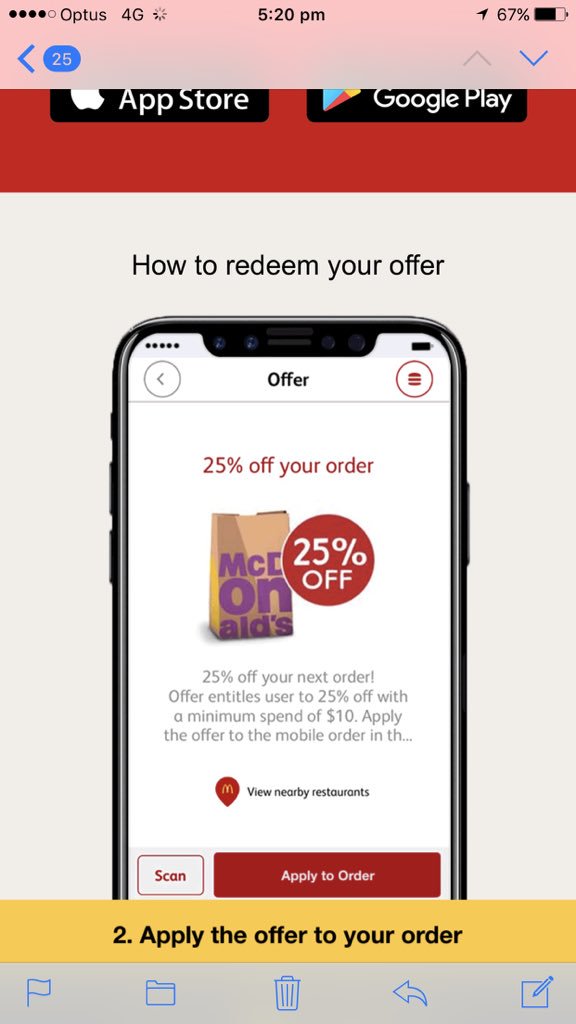 mcdonalds iphone 8 promotion