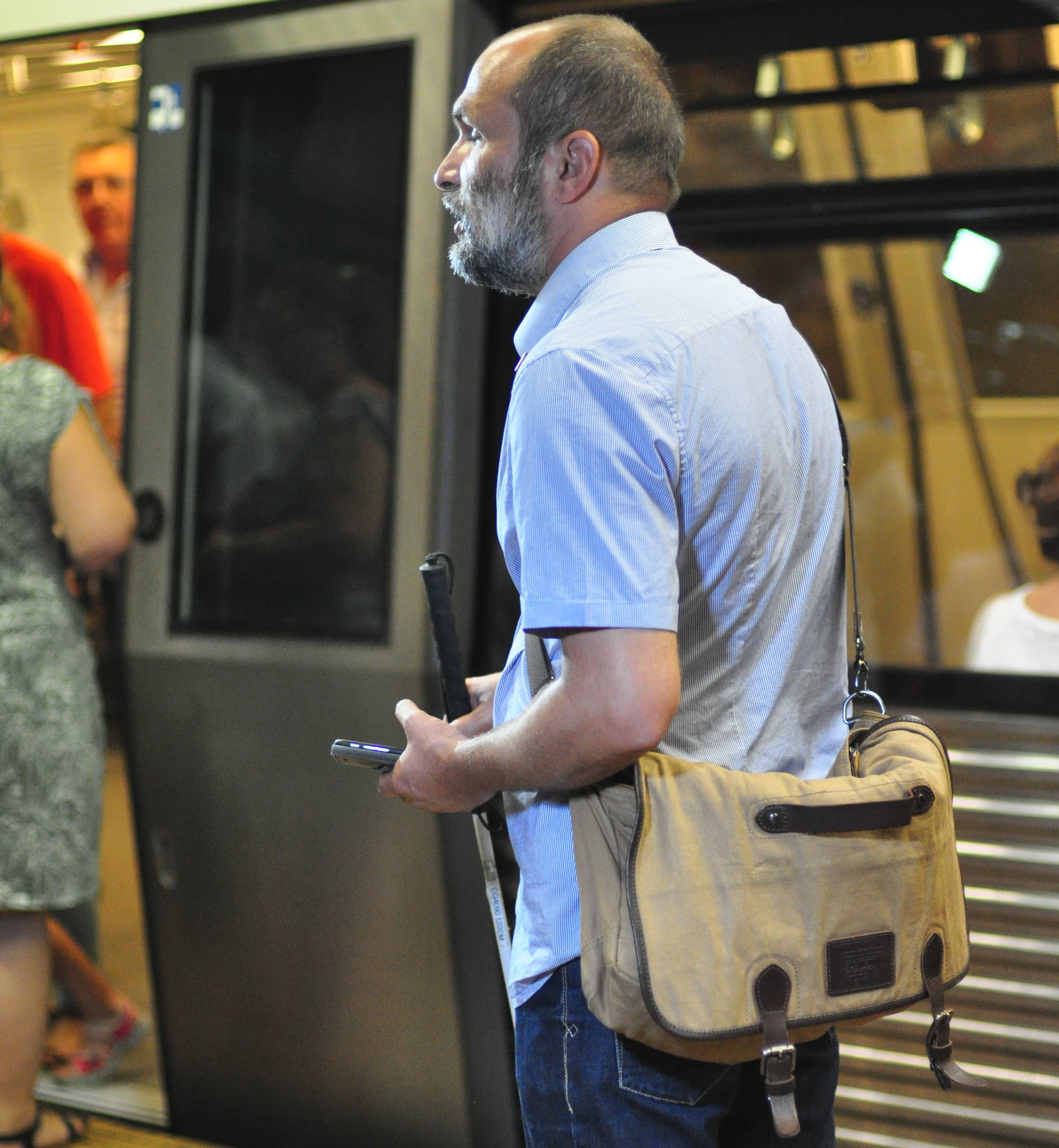 el metro accesible para personas con discapacidad visual fundación naranja 2