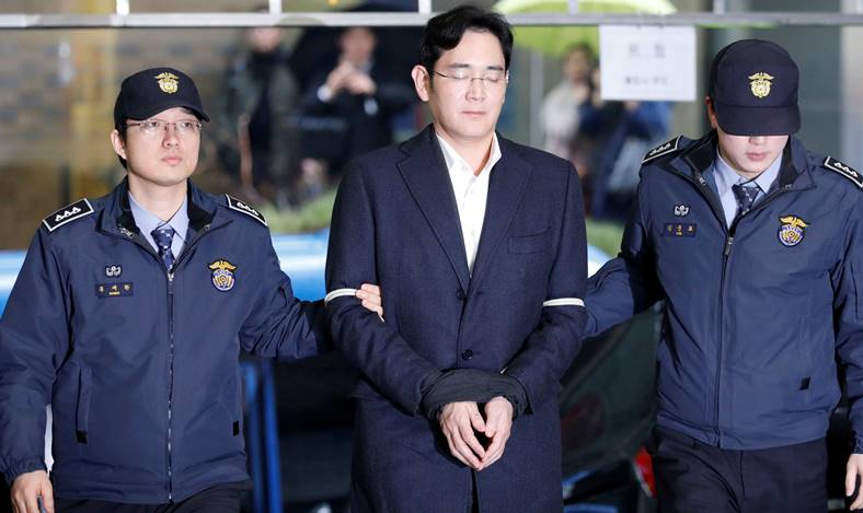 samsung boss sentenced to prison