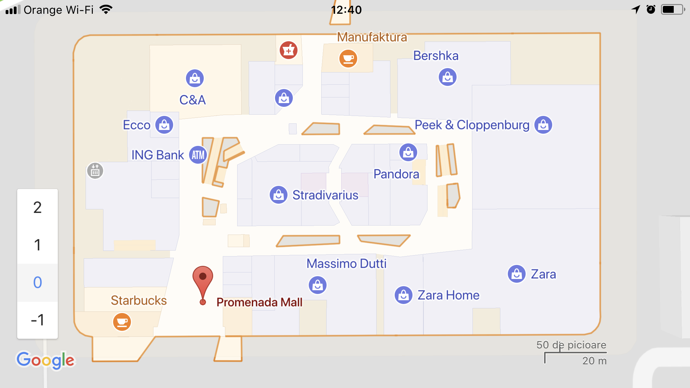 Google Maps Lansat Indoor Romania