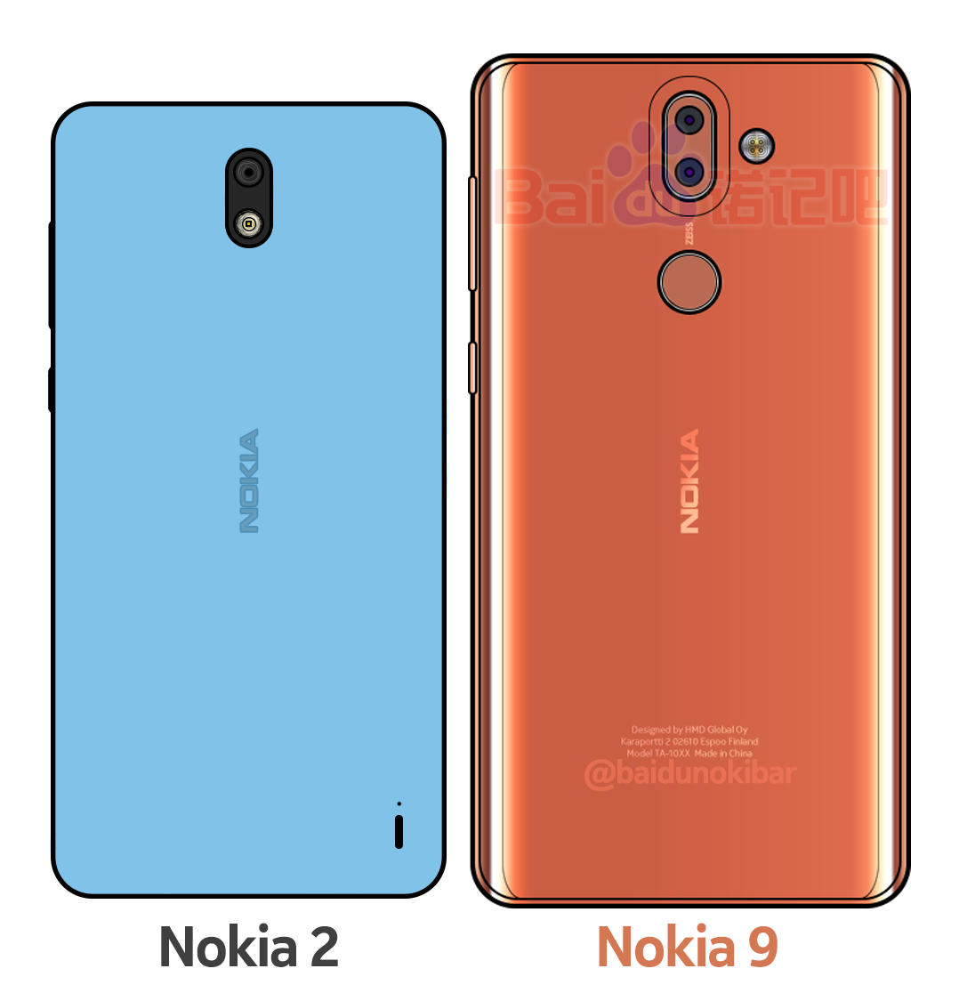 Nokia 9 Ontwerp eerste afbeelding