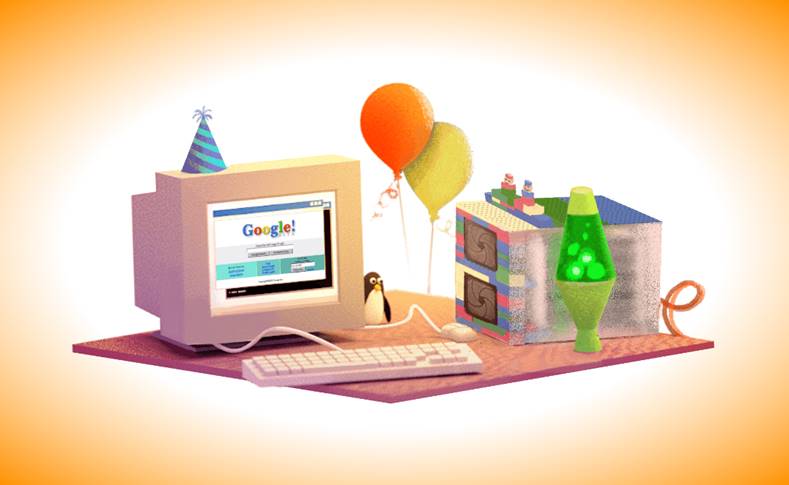 Koło rocznicowe Google
