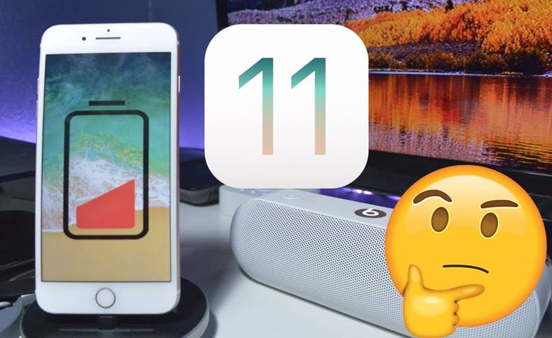 iOS 11 Autonomia Bateriei iPhone iPad