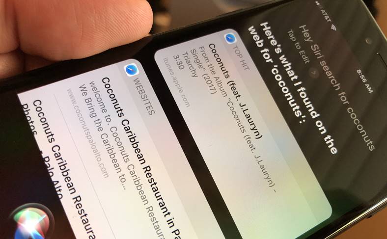 iOS 11 Siri lässt Bing Google fallen