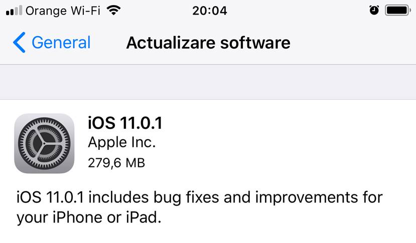 iOS 11 lansat iPhone iPad