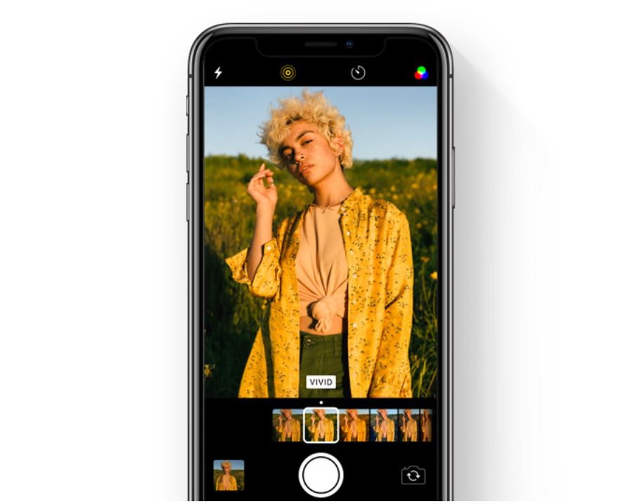 Filtri della fotocamera per notizie su iOS 11