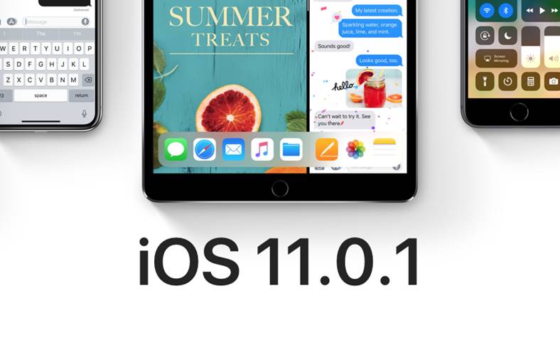 iOS 11.0.1 näyttökerrat iphone ipad