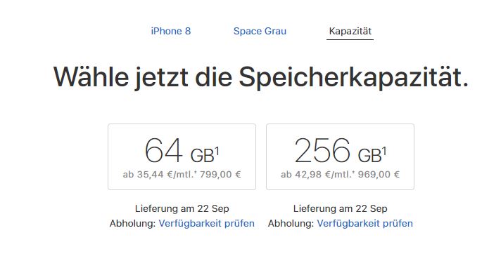 iPhone 8 Apple-Fans Vorbestellungen