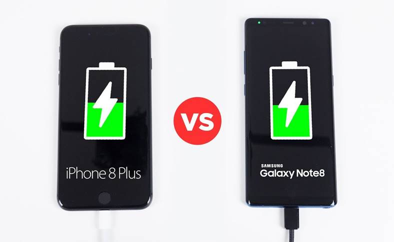 iPhone 8 Galaxy Note 8 Snel opladen
