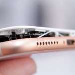 iPhone 8 Plus murtunut latausteos