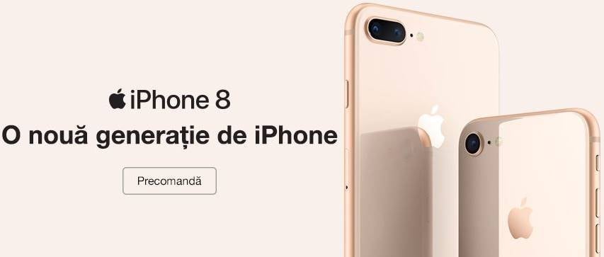 iPhone 8 Precomanda Telekom Romania