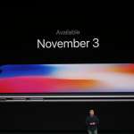 Lanzamiento del iPhone X el 3 de noviembre