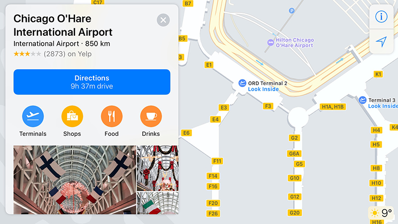 Apple Functie iOS 11 aeroport